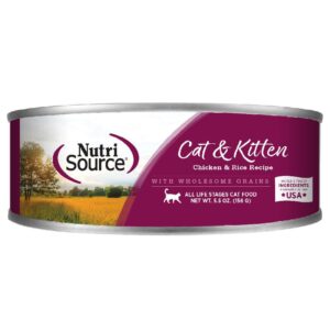 NutriSource - Nutrisource Cat Can Chicken & Rice 5-oz - Petland Robinson