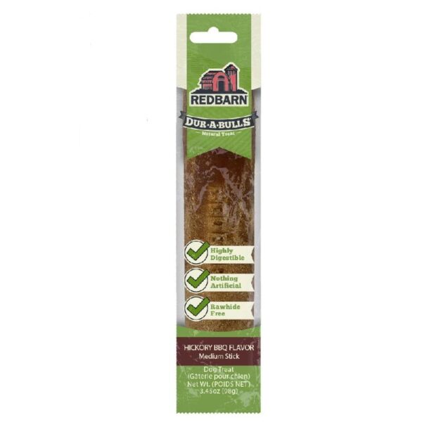 Redbarn Pet Products - Red Barn Dur-a-bulls Stick Medium Hickory Bbq - Petland Robinson