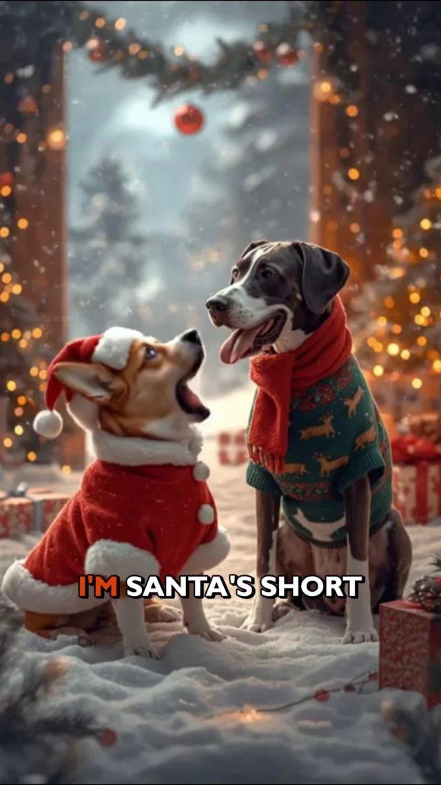 Introducing the holiday duo we didn’t know we needed: a Corgi who fully identifies as Santa’s short king… and a Great Dane who insists he’s just an elf on triple espresso. ☕🎄😂

This week’s Hot Doggity Dish by Petland delivers pure festive chaos in under 10 seconds. Watch the roast battle unfold.

#HotDoggityDish #Petland #DogHumor #FunnyPets #CorgiLife #GreatDaneLove #HolidayPets #ChristmasDogs #PetComedy #DogReels